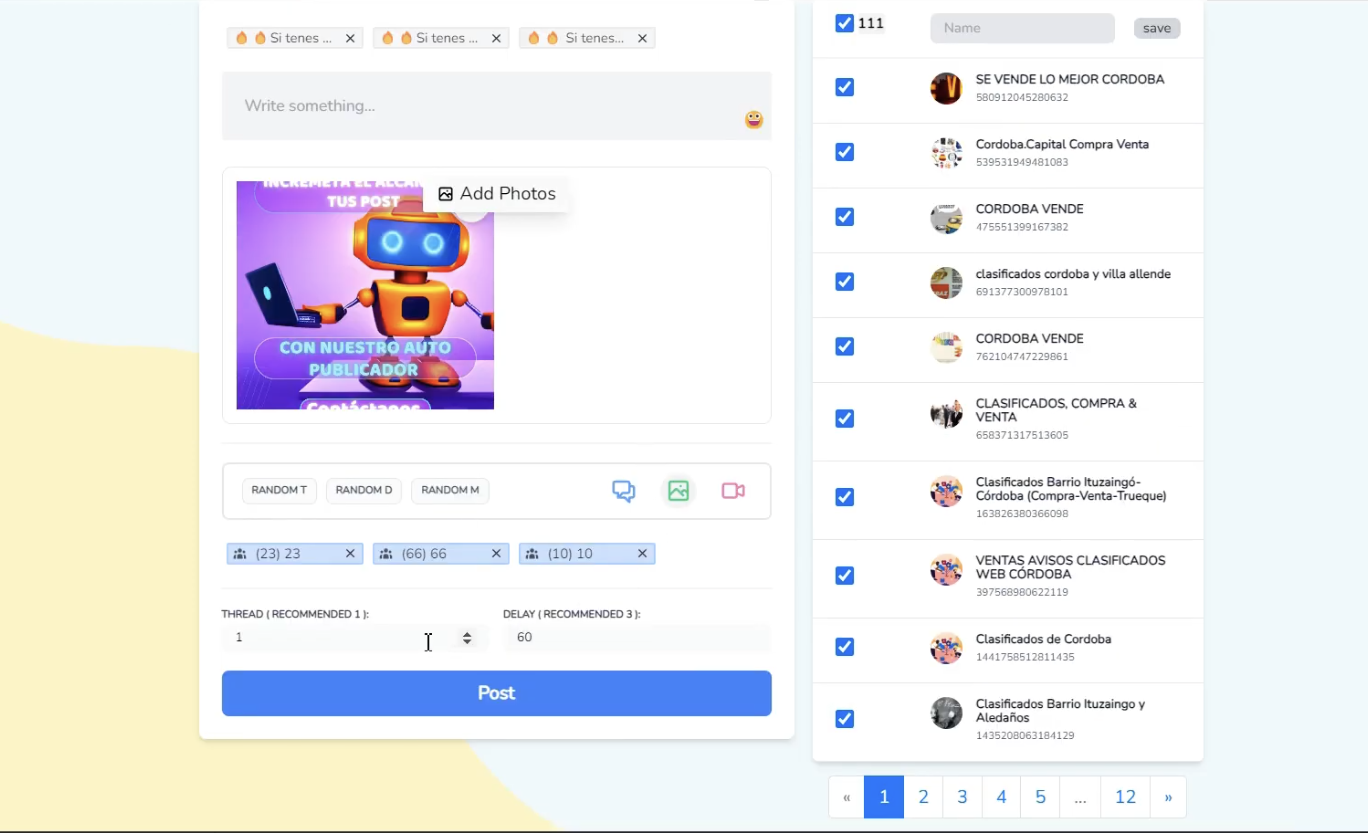  bots para redes sociales de publicación 